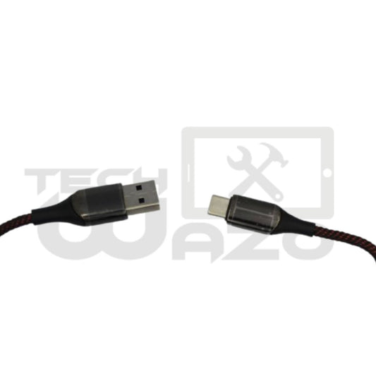 Câble de chargement USB vers type C 1M 2,4A