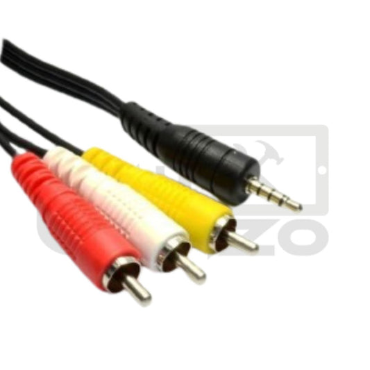 Câble stéréo Jack vers 3RCA
