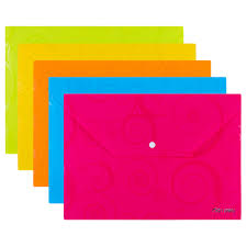 ENVELLOPPE PLASTIQUE A4 DELI REF:EZ65102