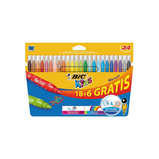 FEUTRE DE 10+2 BIC KIDS REF : 9202943/03226