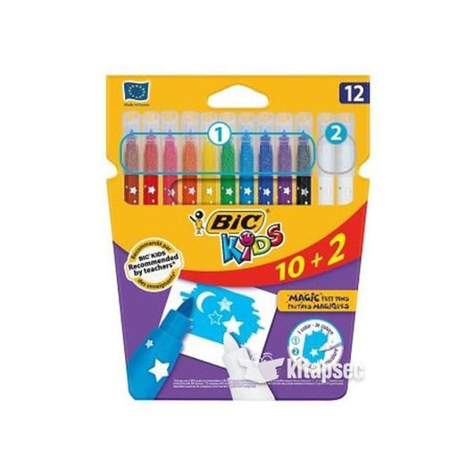 FEUTRE DE 12 BIC KIDS MAGIC REF : 9202962/4115