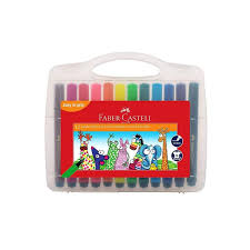 FEUTRE DE 12 JUMBO MOYEN FABER-CASTELL réf:559412
