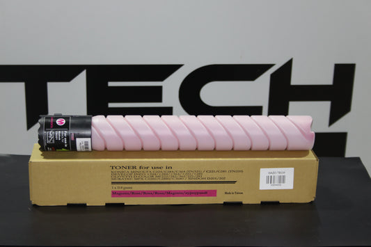 Toner Magenta TN321M /TN221M made in Taiwan compatible avec la Konica Minolta Bizhub  C224,C284 , C364 et C227,C287,C367