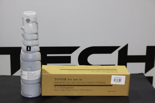 Toner TN217 / TN414 made in Taiwan compatible avec la Konica  Minolta Bizhub 223,283,363,423