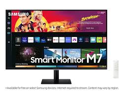 SAMSUNG moniteur flat 32" SMART ULTRA HD  4K serie 7 Noir garantie 1 an