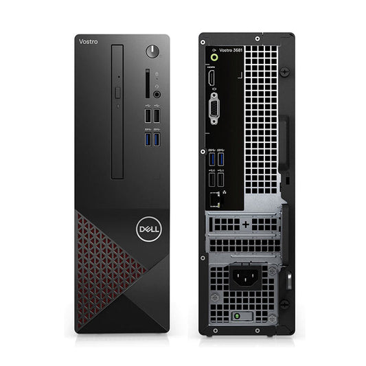 DELL Vostro Desktop 3910 12th Gen Intel(R) Core™  i3-12100 processor (4-Core,12M Cache, 3.3GHz to 4.3GHz) 4GB, 4Gx1, DDR4, 3200MHz 1TB 7200RPM 3.5" SATA HDD Dell Optical Mouse-MS116 - Black Dell Wired Keyboard-KB216 - French  Ubuntu Linux 20.04 Intel(R) W