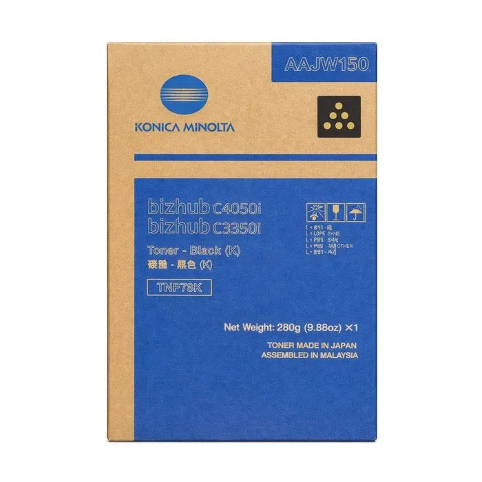 Toner d'origine - Konica Minolta AAJW150 / TNP-79 K - noir  WAZOTECH