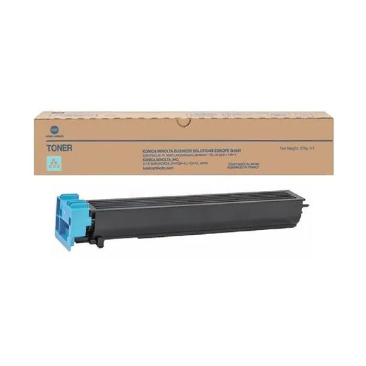 Toner d'origine - Konica Minolta A0TM450 / TN-613 C - cyan  WAZOTECH