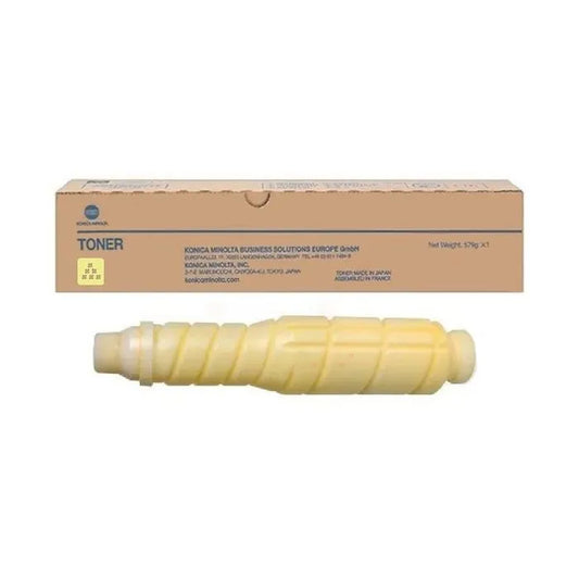 Toner d'origine - Konica Minolta A0VW250 / TN-612 Y - jaune WAZOTECH