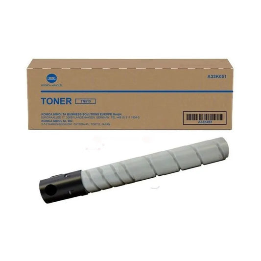 Toner d'origine - Konica Minolta A33K051 / TN-513 - noir   WAZOTECH