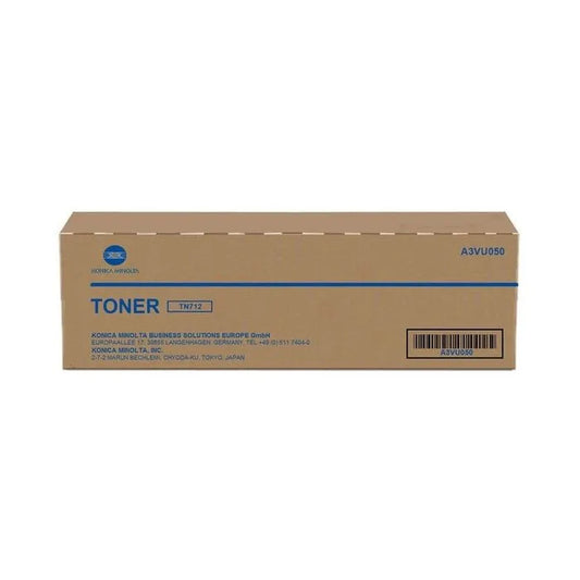 Toner d'origine - Konica Minolta A3VU050 / TN-712 - noir WAZOTECH