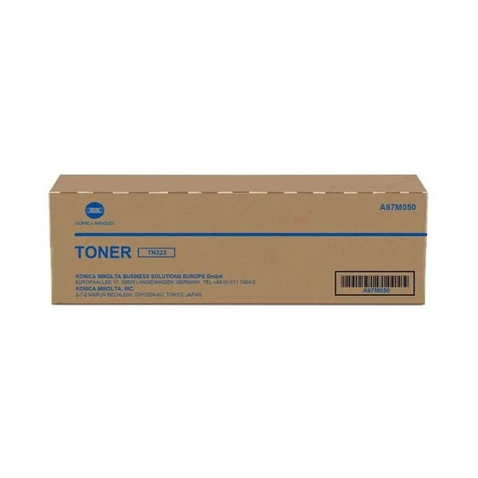 Toner d'origine - Konica Minolta A87M050 / TN-323 - noir WAZOTECH