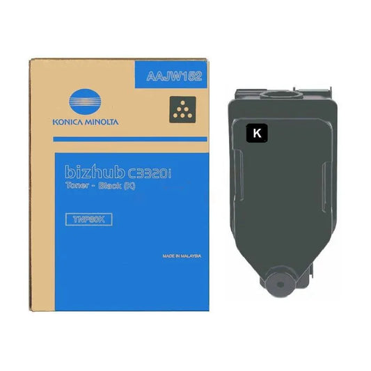 Toner d'origine - Konica Minolta AAJW152 / TNP-80 K - noir WAZOTECH
