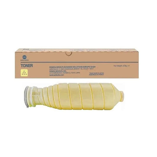 Toner d'origine - Konica Minolta ACVV250 / TN-627 Y - jaune  WAZOTECH