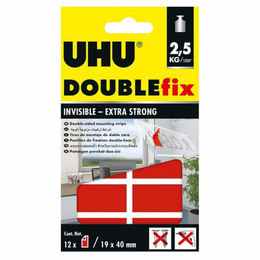 PATE A FIX UHU DOUBLEFIX INVISIBLE réf : 45515