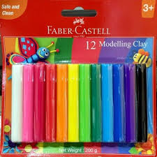 PATE A MODELER DE 12 FABER-CASTELL 150G réf :120894