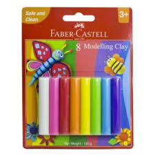 PATE A MODELER DE 8 FABER-CASTELL 100G réf :120891