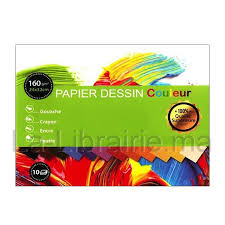 POCHETTE DE 9 FEUILLES DESSIN COULEUR 24X32 BOOST SCHOOL BS-PD180A4C