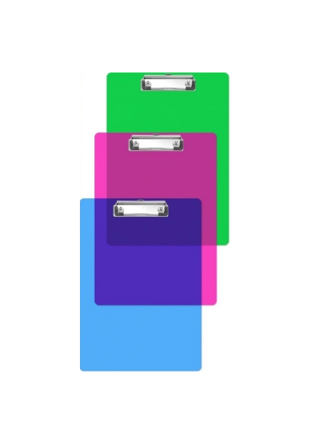 PORTE-BLOC A4 EN PLASTIQUE TRANSLUCIDE ALGO