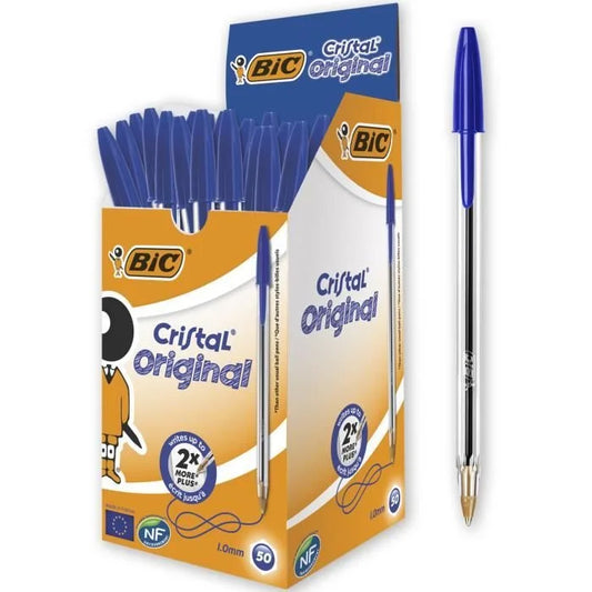 STYLO CRISTAL BIC BLEU