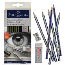 SET GRAPHITE 6 PIECES FABER CASTEL 114000
