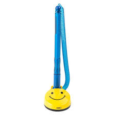 STYLO COMPTOIRE SUR SOCLE DELI BLEU REF : EQ50-BL