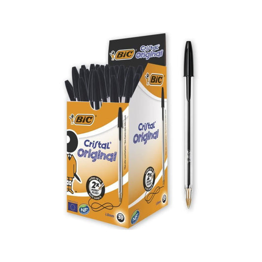 STYLO CRISTAL BIC  NOIR