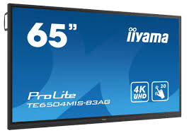 ECRAN INTERACTIF IIYAMA PROLITE TE6504MIS-B3AG Écran tactile LCD 4K UHD interactif de 65’’ avec logiciel d'annotation intégré