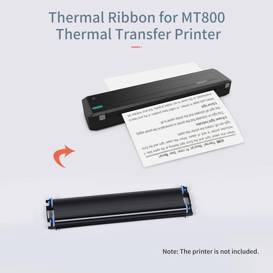 Pack de 2 Ruban Thermique pour MT800 | Recharge D'encre Pour Imprimante MT800