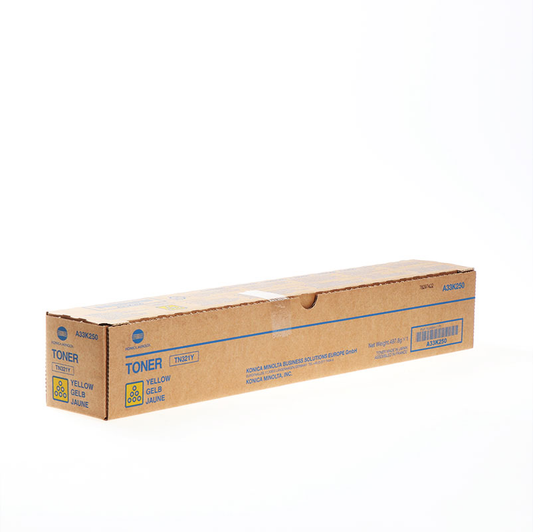 TN-321 Yellow Original toner A33K252 pour la Konica Bizhub C224,C284,C364