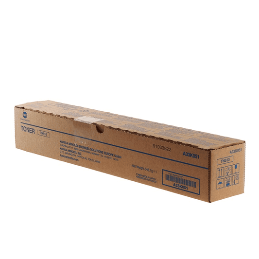 TN-513 Black Original toner A33K051 pour la Konica Bizhub  454e, 554e